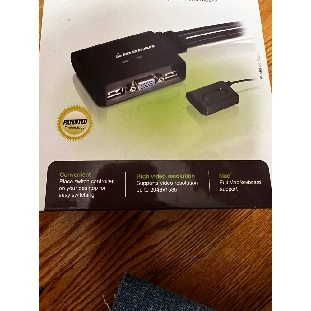 Iogear 2-Port USB KVM Switch